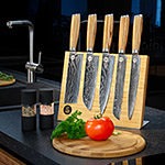 Produktfoto eines Messerset in einer Küche